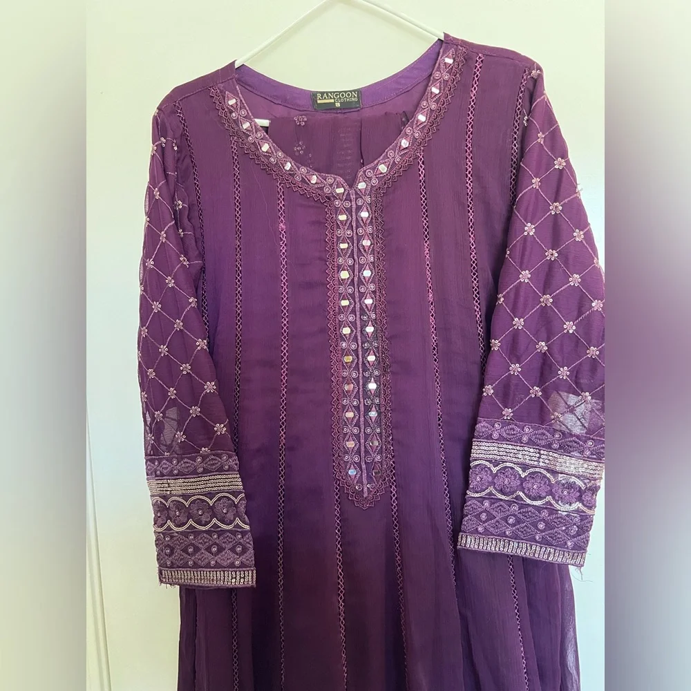 3 piece suit maxi anarkali - Picture 8 of 12